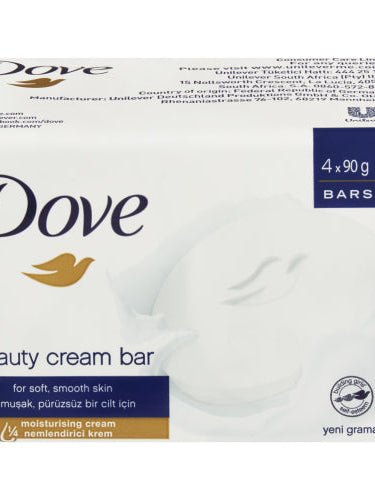 DOVE CREAM BAR SOAP ORIGINAL 90GX4