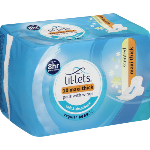 LILLETS SOFT/DRY SCENTED REGULAR PADS