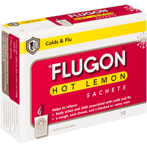FLUGON HOT LEMON 4G SACHETS 10