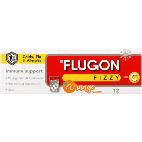 FLUGON ADULT FIZZY EFFERVESCENT 12