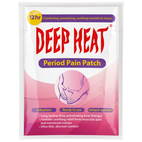 DEEP HEAT PERIOD PAIN SINGLE PATCH