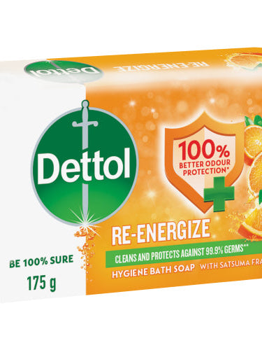 DETTOL BATH SOAP RE-ENERGIZE 175G