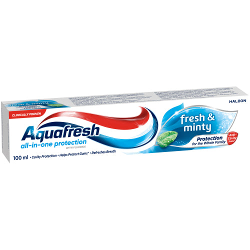 AQUAFRESH TOOTHPASTE FRESH AND MINTY 50ML