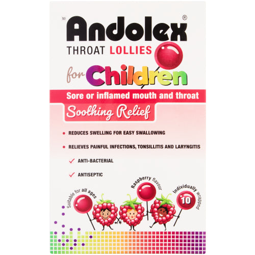 ANDOLEX THROAT LOLLIES 10