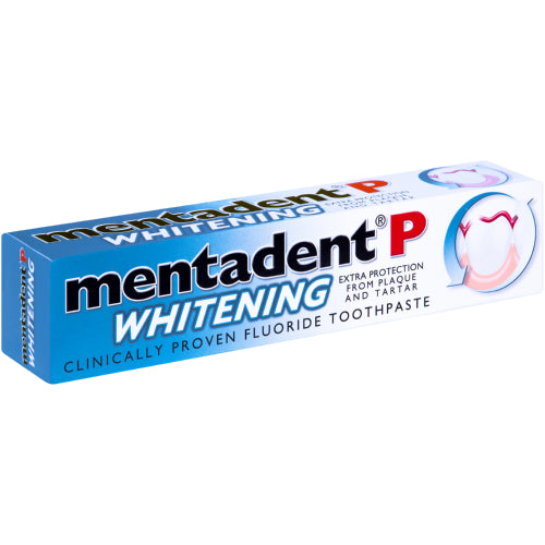 MENTADENT P FLUORIDE WHITENING TOOTHPASTE 100ML