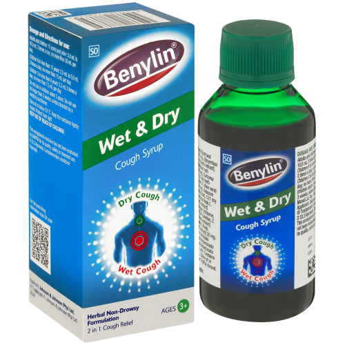 BENYLIN WET & DRY COUGH SYRUP 100ML