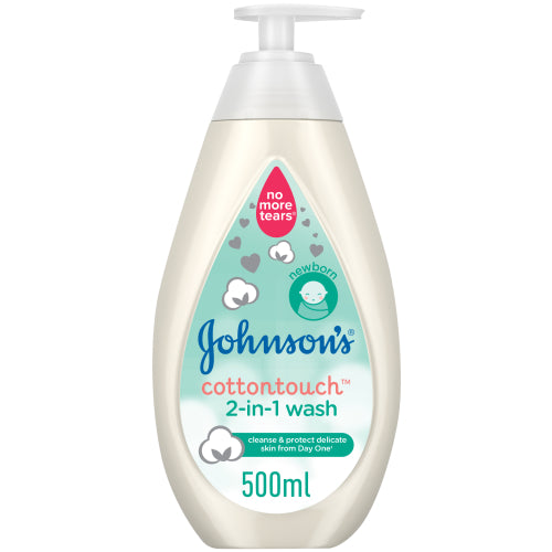 JOHNSON & JOHNSON BABY COTTONTOUCH 2-IN-1 BATH AND WASH