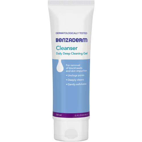 BENZADERM DAILY DEEP CLEANSER GEL 120ML