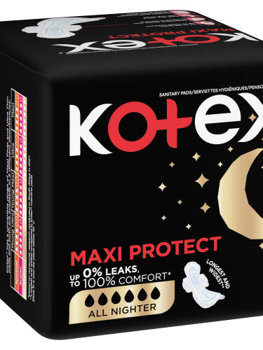 KOTEX MAXI ALL NIGHTER PLUS WINGS 8