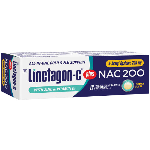 LINCTAGON-C PLUS EFFERVESCENT 12