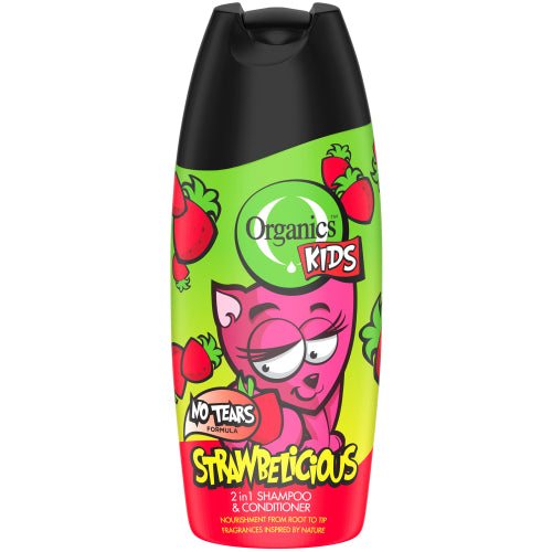 ORGANICS 2IN1 KIDS STRAWBELICIOUS SHAMPOO 400ML