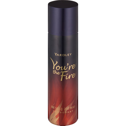 YARDLEY YOU'RE THE FIRE MEN PERFUME BODY SPRAY 250ML