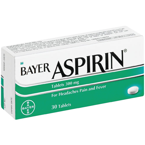 BAYER ASPIRIN TABLETS 30