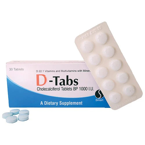 D-TABS 1000IU TABLETS 30