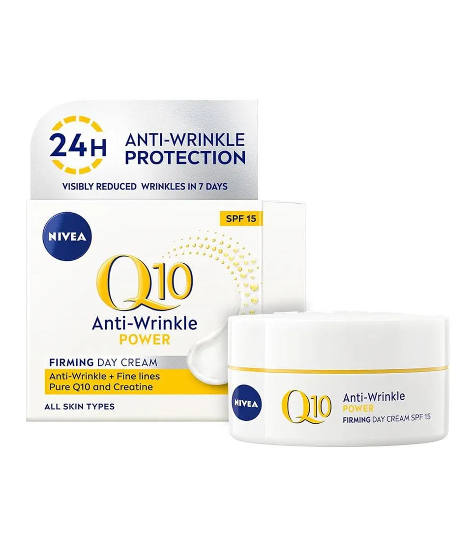 NIVEA Q10 ANTI WRINKLE + FIRMING DAY CREAM SPF15