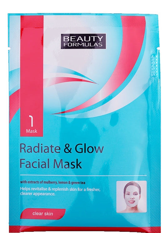 BEAUTY FORMULA RADIATE AND GLOW CLEAR SKIN FACE MASK