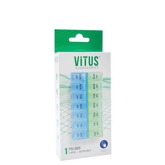 VITUS PILL BOX ORGANISER ASSORTED