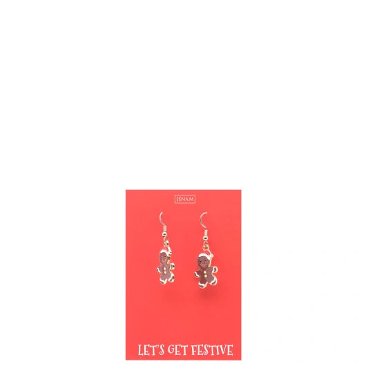 JENAM CHRISTMAS EARINGS GINGERBREAD MAN