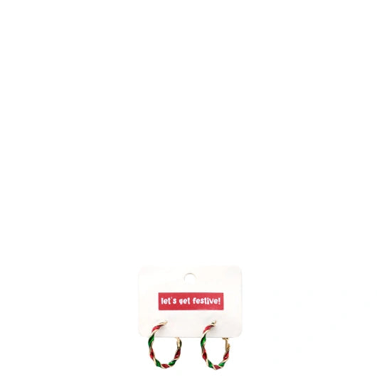 JENAM CHRISTMAS EARINGS - HOOP