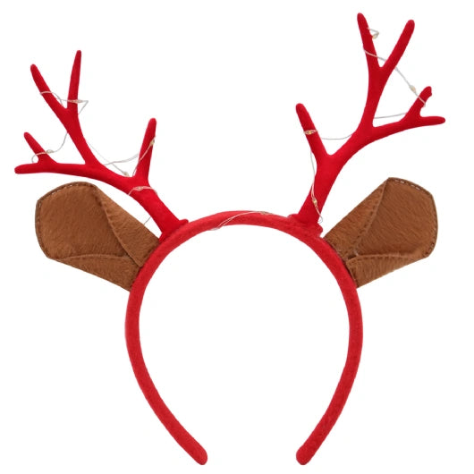 JENAM CHRISTMAS - REINERR ANTLER ALICEBAND WITH LIGHTS