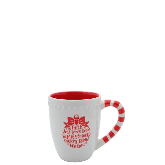 JENAM CHRISTMAS - FAITH, JOY, LOVE MUG 450ML