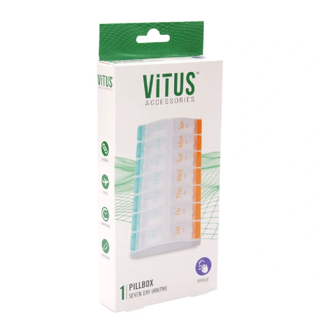 VITUS PILL BOX ORGANISER ASSORTED