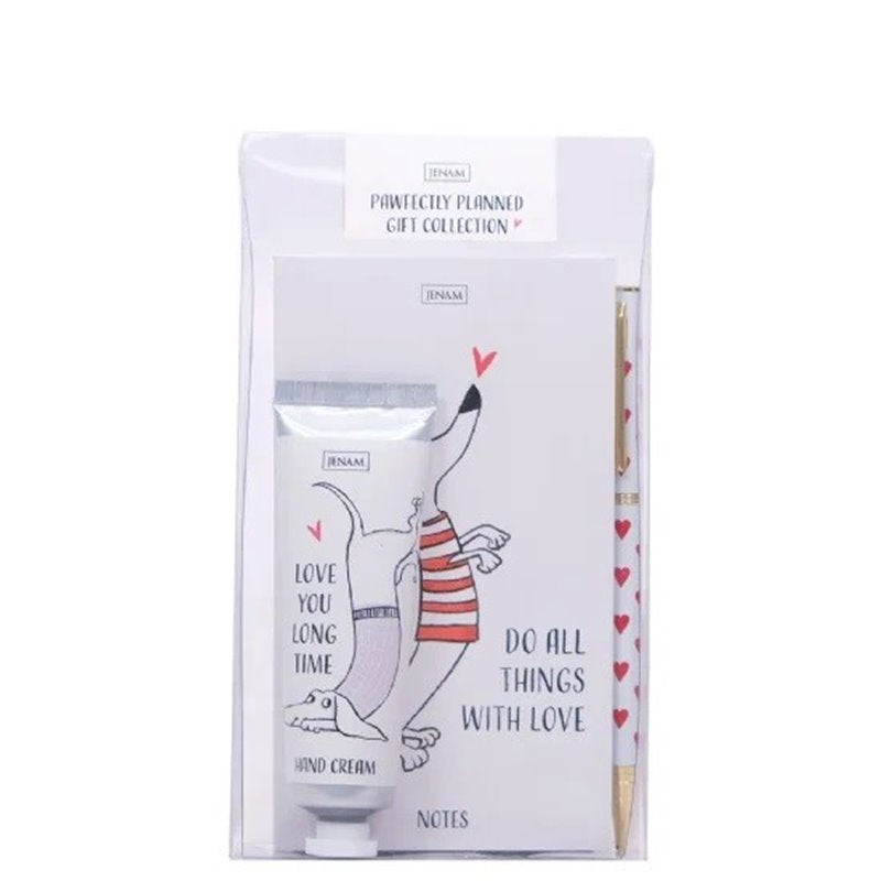 JENAM DACHSHUND PAWFECTLY PLAN GIFT SET