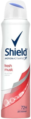 SHIELD LADY MOTION SENSE FRESH MUSK BODY SPRAY 150ML