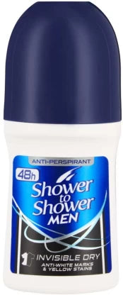 SHOWER TO SHOWER MEN INVISIBLE DRY ROLL-ON 50ML