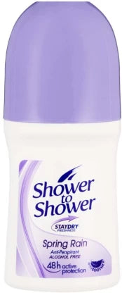 SHOWER TO SHOWER LADY SPRING RAIN ROLL-ON 50ML