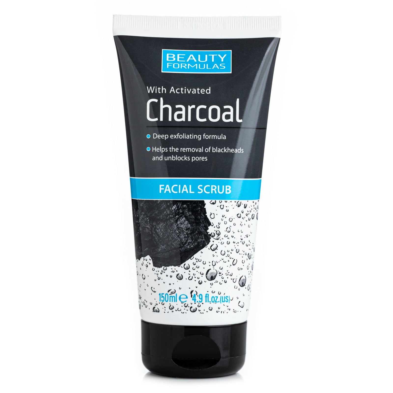 BEAUTY FORMULAS DEEP CLEANSING CHARCOAL FACE SCRUB