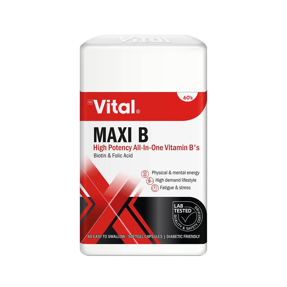 VITAL MAXI B CAPSULES 60