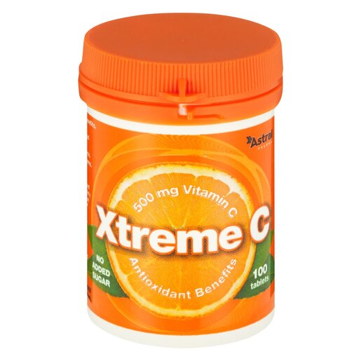 XTREME C 500MG + CITRUS BIOFLAVONOIDS 10MG TABLETS 100