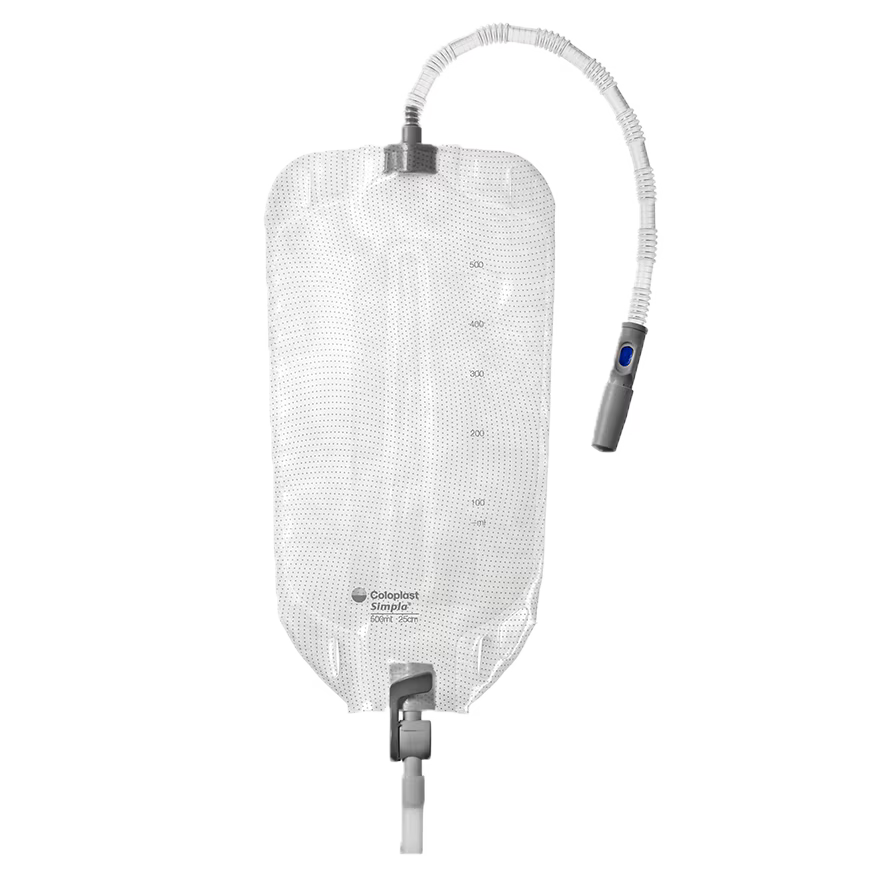 SIMPLA URINE DRAINAGE LEG BAG 750ML