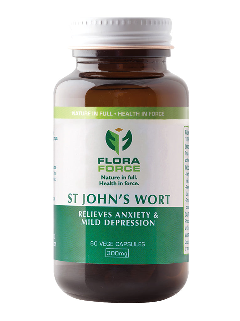 FLORA-FORCE ST JOHN'S WORT VEGI CAPSULES 60