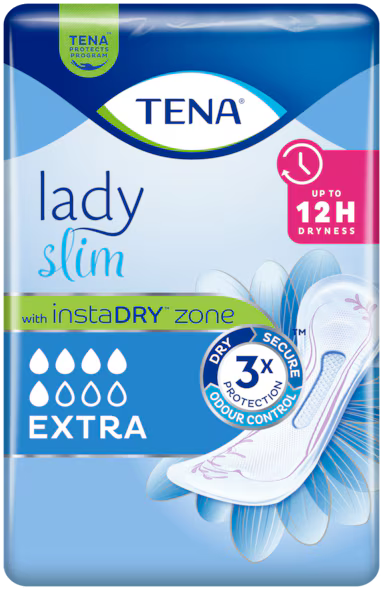 TENA LADY SLIM EXTRA PADS 10