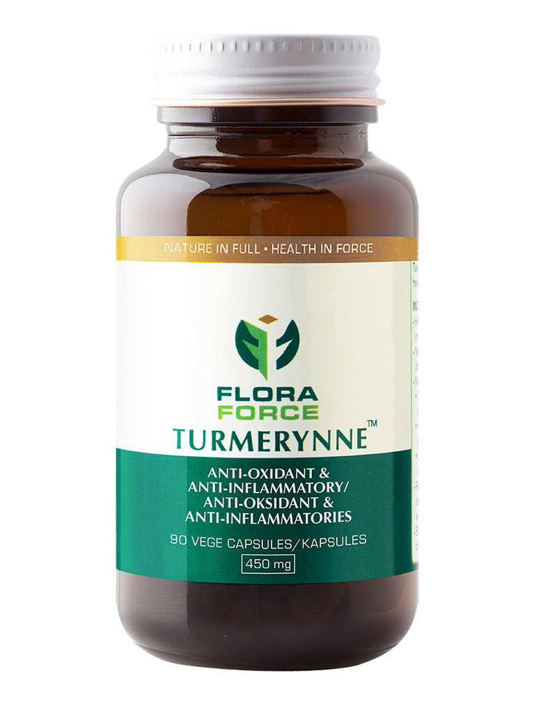 FLORA FORCE TURMERYNNE 450MG VEGI CAPSULES 90
