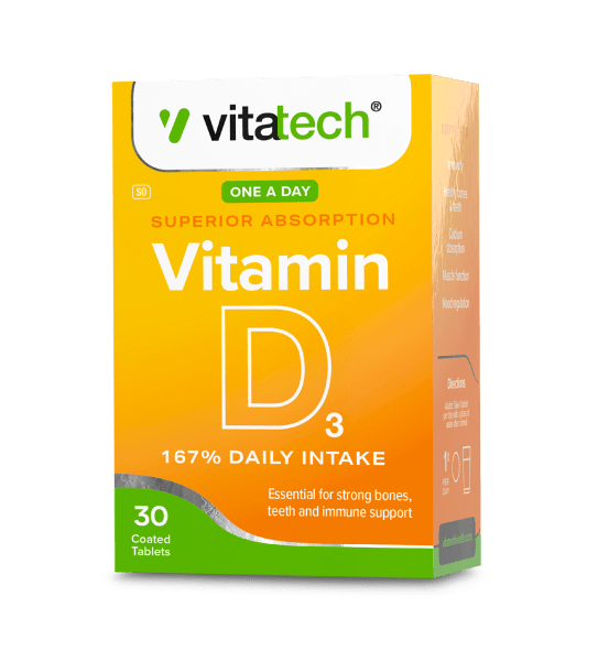 VITATECH VITAMIN D3 1000IU TABLETS 30